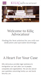 Mobile Screenshot of kilicadvocatuur.nl